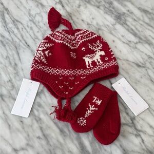 Ralph Lauren, Baby Fair Isle Earflap Hat & Mittens, One
Size 9M - 24M
